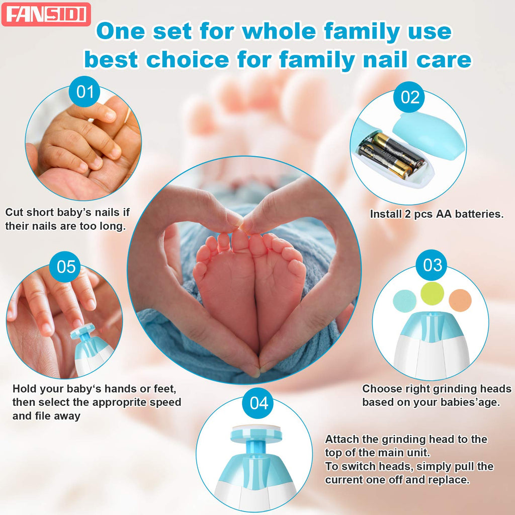 Lunavie - Baby Electric Nail Trimmer 6 months warranty | Bayi Gunting Kuku