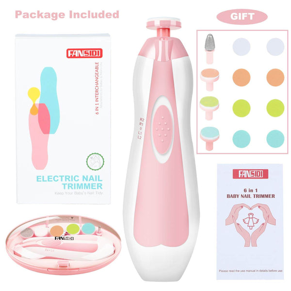 Fansidi baby care, electric baby nail trimmer baby nail file baby nail clipper